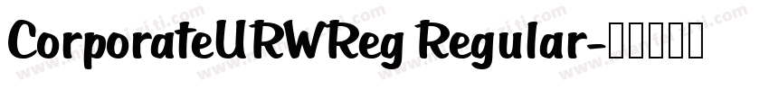 CorporateURWReg Regular字体转换